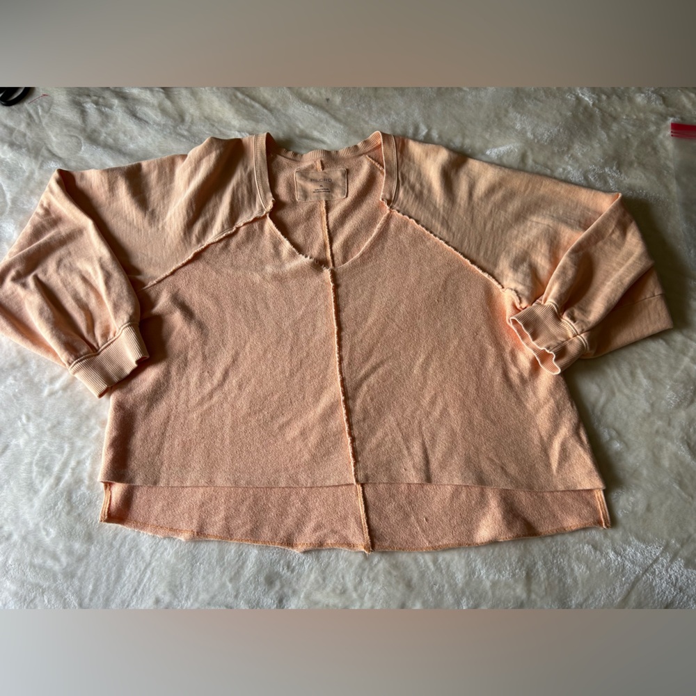 Pilcro Peach Women's Sweater size XL